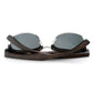 Lunettes de soleil bois Clubmaster - All Black - The Wood Stock