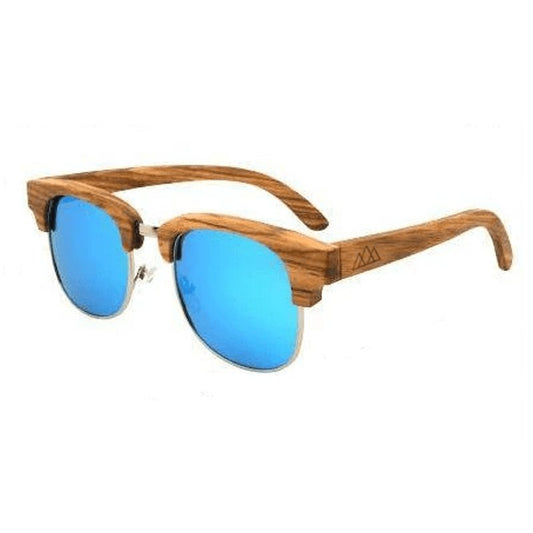 Lunettes de soleil bois Ray Ban Clubmaster - Blue - The Wood Stock