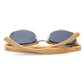 Lunettes de soleil bois Ray Ban Clubmaster - Blue - The Wood Stock