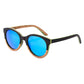 Lunettes de soleil en bois - Riviera Blue