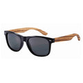 Lunettes en Bois Wayfarer - Zebra Noir