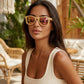 Lunettes en bois - Bambou Orange