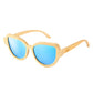 Lunette Bois Femme - Chat Bleu