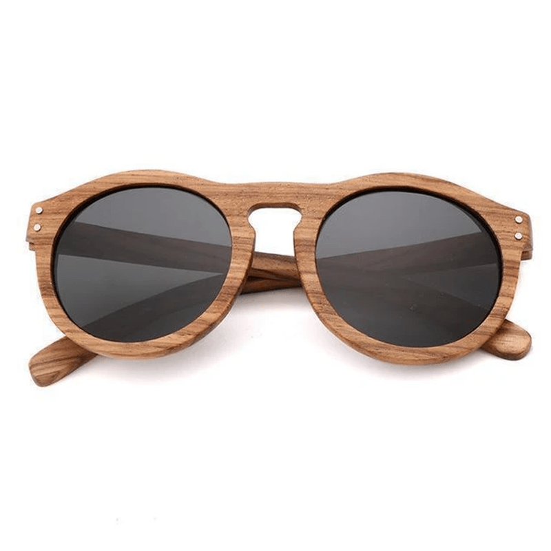 Lunette Bois Homme Falcon Gris Sombre The Wood Stock