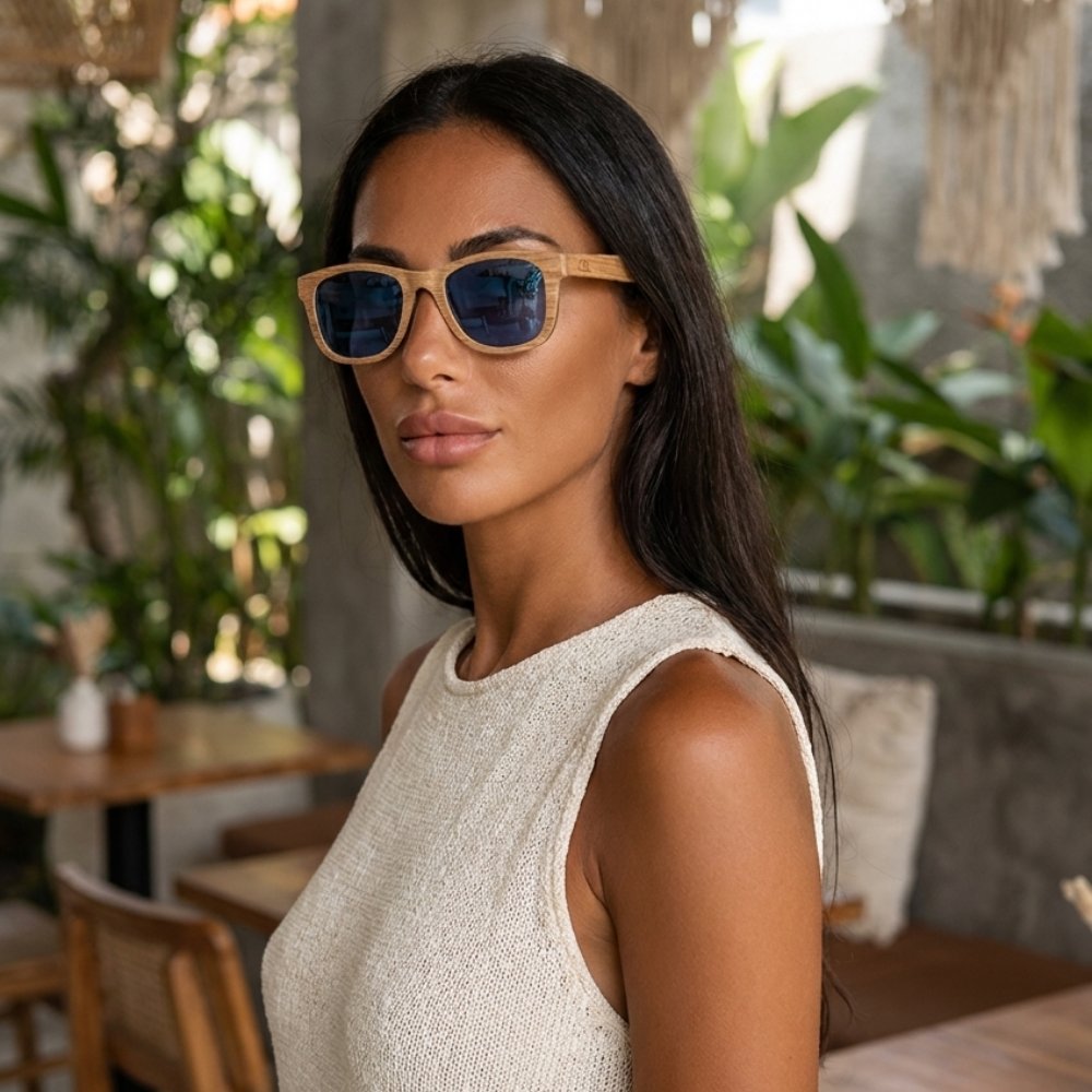 Lunettes en bois - Olivier Gris