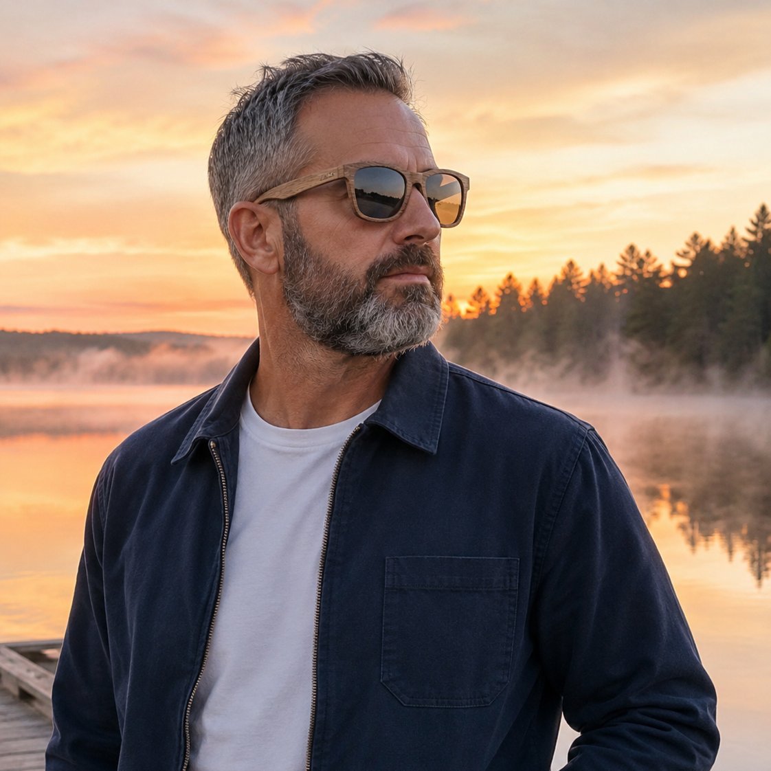 Lunettes en bois - Olivier Marron - The Wood Stock