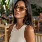 Lunettes en bois - Olivier Marron