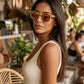 Lunettes en bois - Olivier Orange