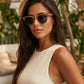 Lunettes en bois Ray Ban Clubmaster - Gris