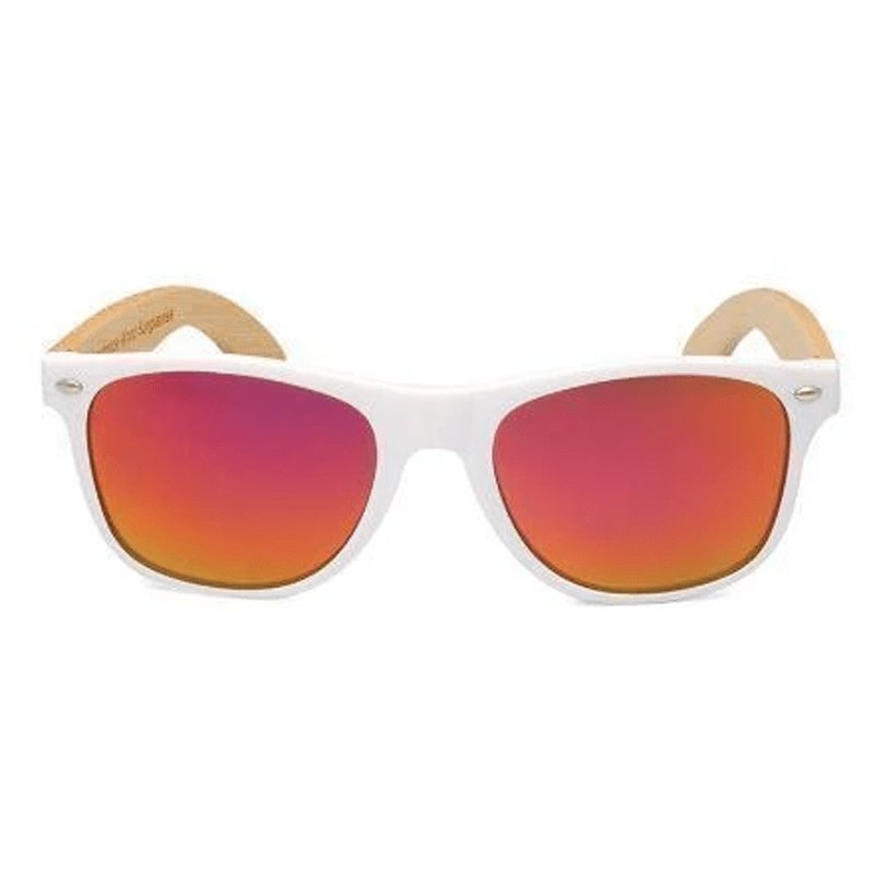 Lunettes en Bois - Wayfarer Blanc - The Wood Stock