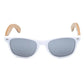 Lunettes en Bois - Wayfarer Blanc - The Wood Stock