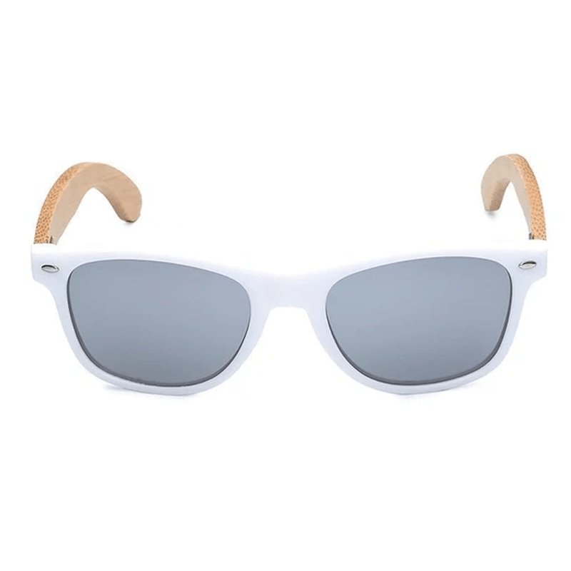 Lunettes en Bois - Wayfarer Blanc - The Wood Stock