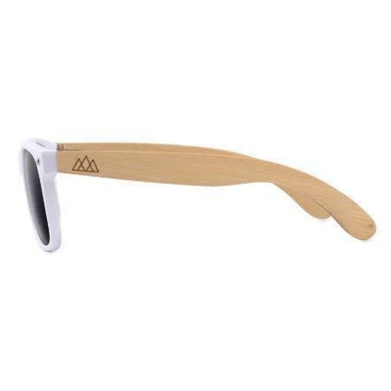Lunettes en Bois - Wayfarer Blanc - The Wood Stock