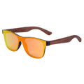 Lunettes en Bois Wayfarer - Full Orange