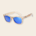 Lunettes en Liège Wayfarer - Paradise Bleu