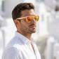Lunettes en bois - Bambou Orange