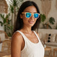Lunettes en bois - Bambou Bleu