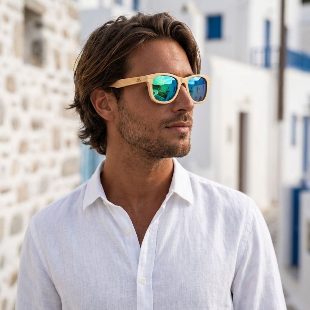 Lunettes en bois - Bambou Vert