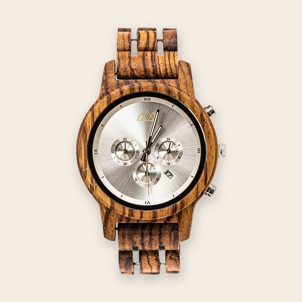 Montre en bois argent Outdoor Silver – The Wood Stock