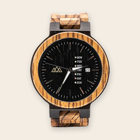 Montre bois bio Fashion Black – The Wood Stock