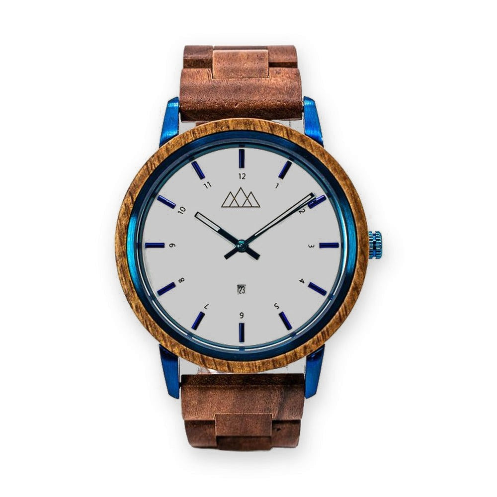 Montre Bois Cadran Blanc - Azuria