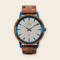 Montre bois cadran blanc Azuria – The Wood Stock