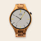 Montre en bois cadran blanc Relogio White – The Wood Stock