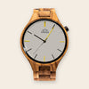 Montre en Bois Cadran Blanc - Relogio White