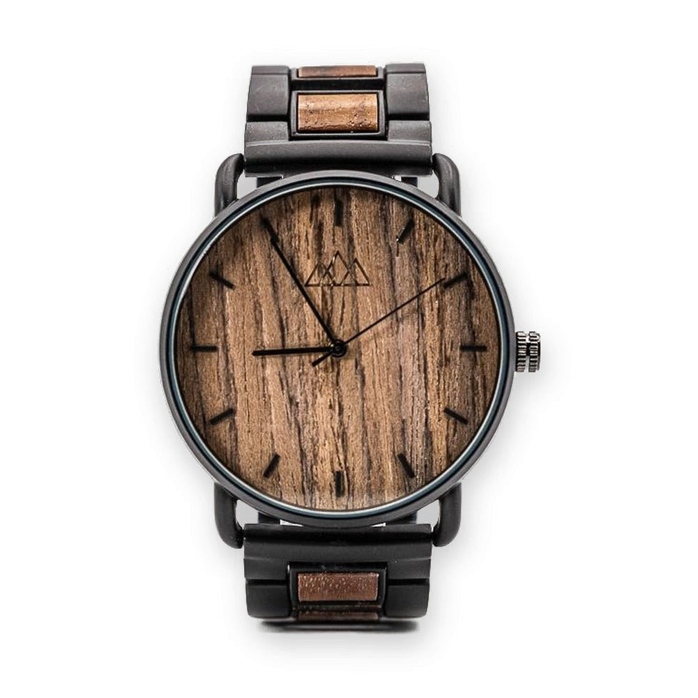 Montre en Bois Cadran Noir Mat - Targone Dark