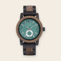 Montre Bois Cadran Vert - Teriol Green