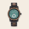 Montre Bois Cadran Vert - Teriol Green