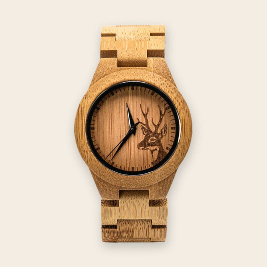 Montre bois cadran Woody Deer – The Wood Stock