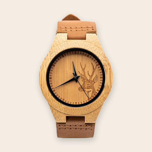 Montre en bois déco Deer – The Wood Stock