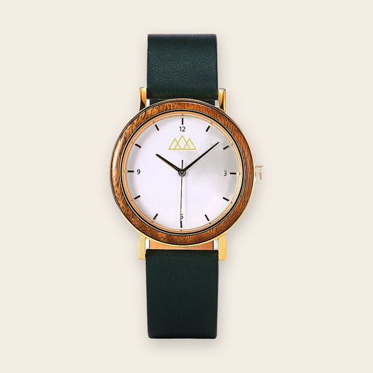 Montre en bois femme grise Dark Grey – The Wood Stock