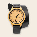 Montre en Bois Femme Noire - Heart Black