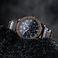 Montre en bois homme automatique squelette Pharow en situation