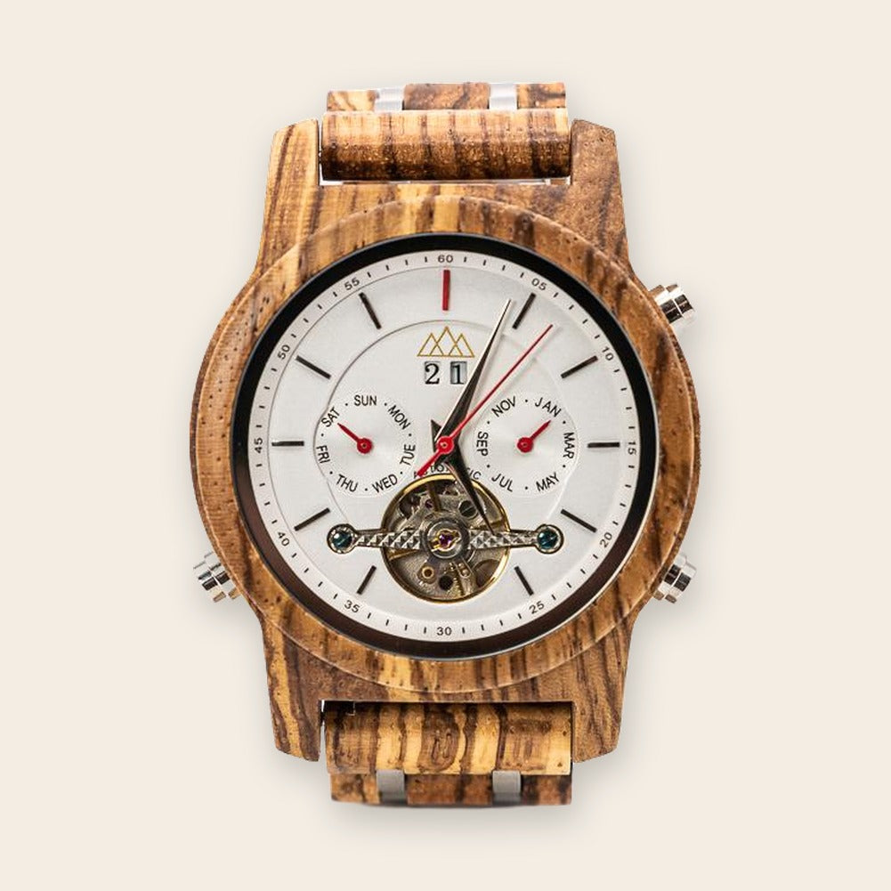 Montre en bois homme automatique Suprem Light – The Wood Stock