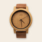 Montre en bois homme cuir Pur Line – The Wood Stock