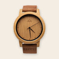 Montre en Bois Homme Cuir - Pur Line