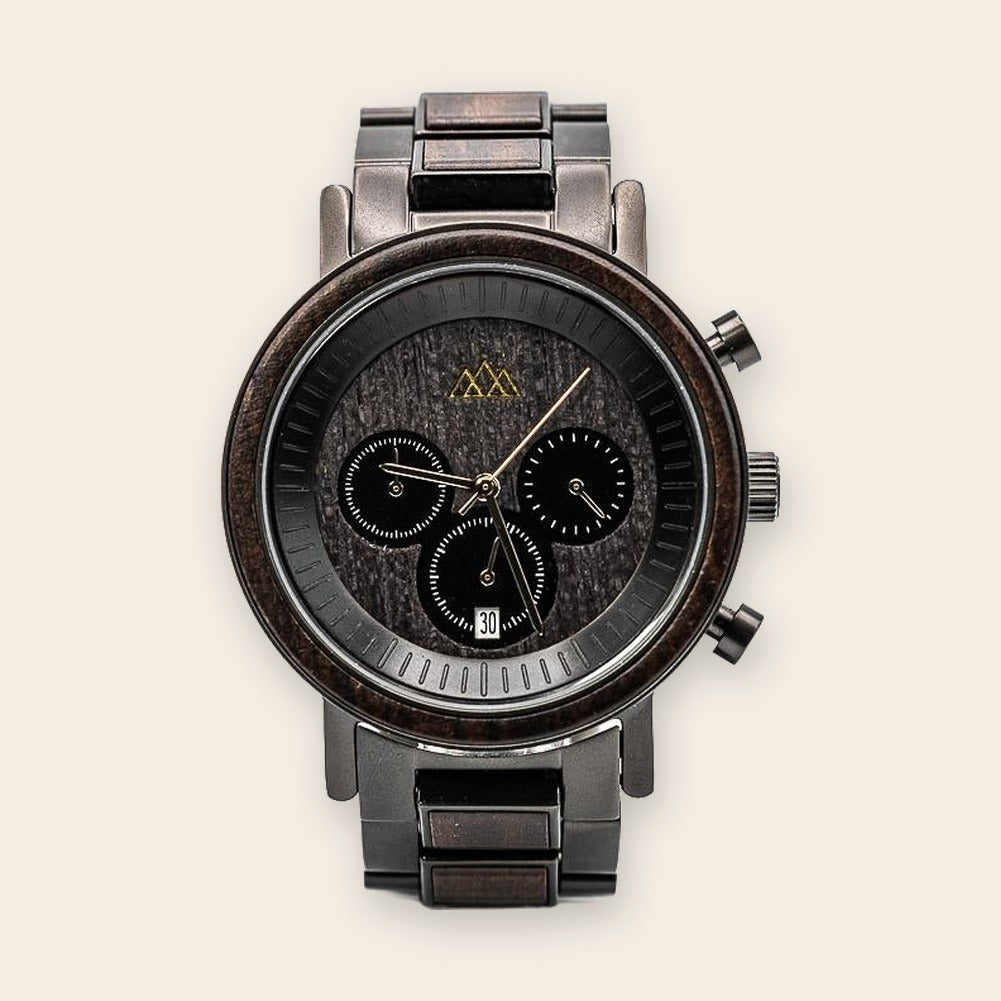Montre en bois homme Lux Marshal Dark – The Wood Stock