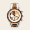 Montre en bois Homme - Lux Marshal Silver