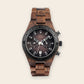 Montre en bois pour homme marron Roadster Brown – The Wood Stock
