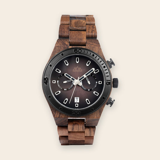 Montre en bois pour homme marron Roadster Brown – The Wood Stock