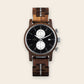 Montre en bois homme ronde cadran noir Brooklyn Black – The Wood Stock