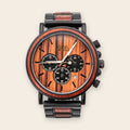 Montre en Bois Homme Rouge - Marshal Red