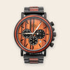 Montre en Bois Homme Rouge - Marshal Red