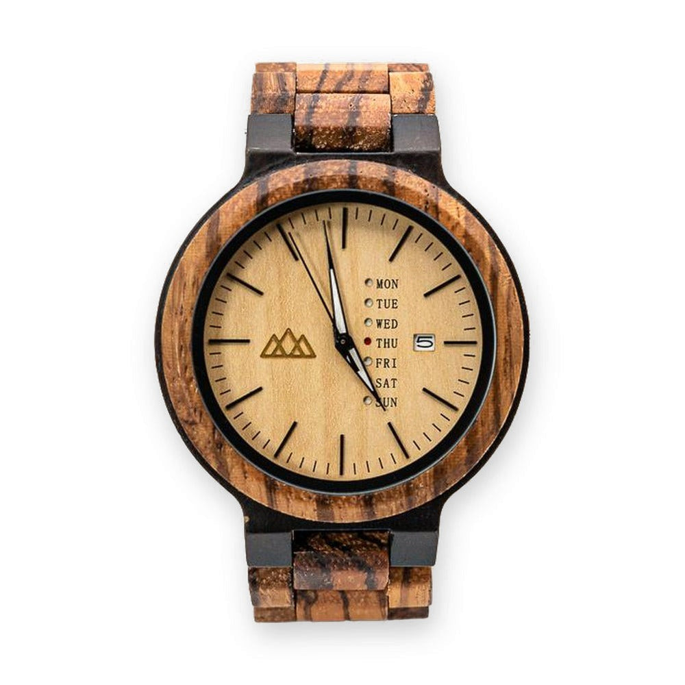 Montre en Bois Marron - Fashion Brown