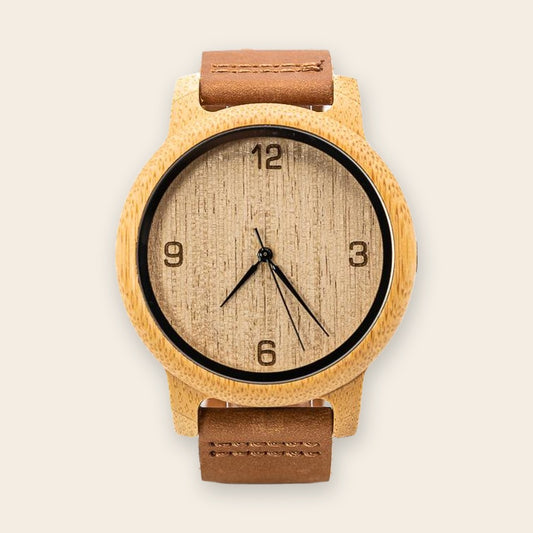 Montre en bois naturel Pur Basic – The Wood Stock