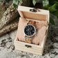 Montre en bois d'olivier homme Artio en situation, photo 6