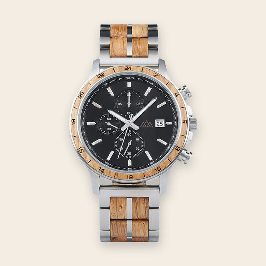Montre en bois d'olivier homme Artio – The Wood Stock